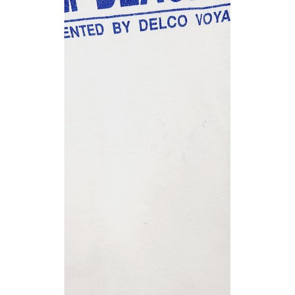 Vtg 10th Annual KDW Fishing T-Shirt Palm Beach Single Stitch Fruit Of The Loom M - Picture 2 of 8